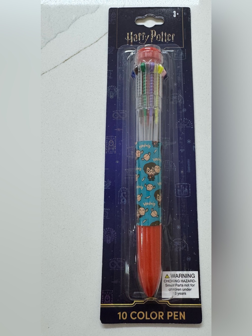Warner Bros. Harry Potter 10-Color Multi Pen - Red & Teal Barrel